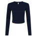 Bella Dámsky crop top BL1501 Solid Navy Blend