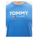 Tommy Jeans Tričko Tjm Slim Essential Tommy Tee DM0DM18264 Modrá Slim Fit