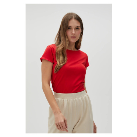 Marisse Women's T-Shirt L-Ts-4622 Red Moodo