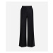 Nohavice Karl Lagerfeld Wide Leg Day Pants Black