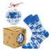 Lonka Elfi Unisex ponožky s vianočným motívom BM000002822200100638 modrá