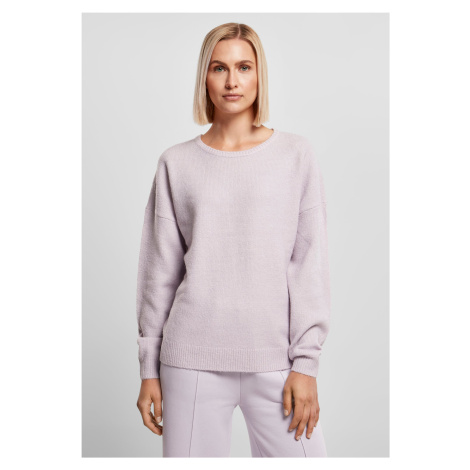 Women's fluffy sweater - lilac Urban Classics