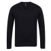 Henbury Pánsky ľahký sveter do V H720 Black