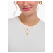 Thomas Sabo KE2226-414-14-L45V Gold-plated Necklace with Cross Pendant + Zirconia 38-45 cm