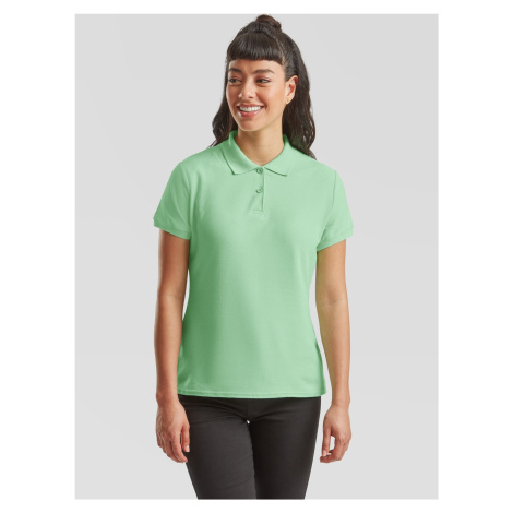 Mint Women's Polo Fruit of the Loom