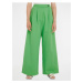 Light green women's wide trousers with linen Tommy Hilfiger - Ladies