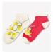 Asymetrické dámské ponožky melanžově šedá 3942 model 8700762 - More