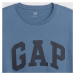 GAP V-Basic Logo Tee Blue