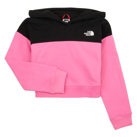 The North Face  Girls Drew Peak Crop P/O Hoodie  Mikiny Ružová