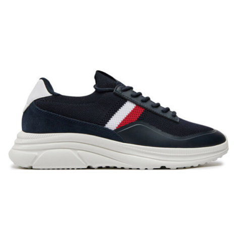 Tommy Hilfiger Sneakersy Modern Runner Premium Knit FM0FM05135 Tmavomodrá