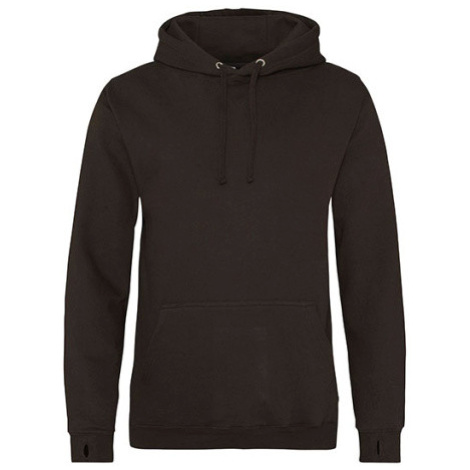 Just Hoods Pánska mikina s kapucňou JH020 Jet Black