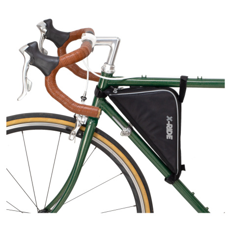 Taška na rám bicykla Semiline A3014-1 Black 25 cm x 6 cm x 23 cm