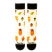 Viacfarebné vzorované ponožky Sova