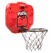 Prenosný basketbalový kôš K900 nástenný červeno-čierny