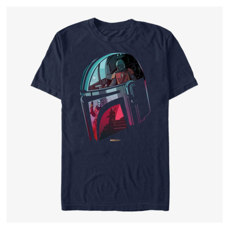 Queens Star Wars: The Mandalorian - Helmet Explanation Unisex T-Shirt
