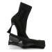 Členková Obuv Karl Lagerfeld Debut Ii Mix Knit Ankle Boot Black Knit Textile