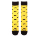 Ponožky Fúzač žltý