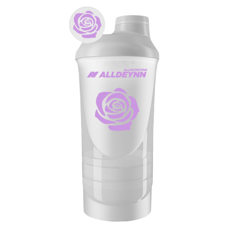 ALLNUTRITION ALLDEYNN Shaker 600 ml + 350 ml fialová