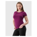 Women's slim T-shirt 4F - purple