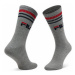 Fila Súprava 3 párov vysokých ponožiek unisex Calze F9090 Sivá