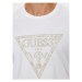 Guess Tričko M4YI26 K8FQ4 Biela Reglan Fit