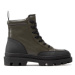 Les Deux Čižmy Tanner Mid-Top Leather Sneaker LDM820022 Zelená
