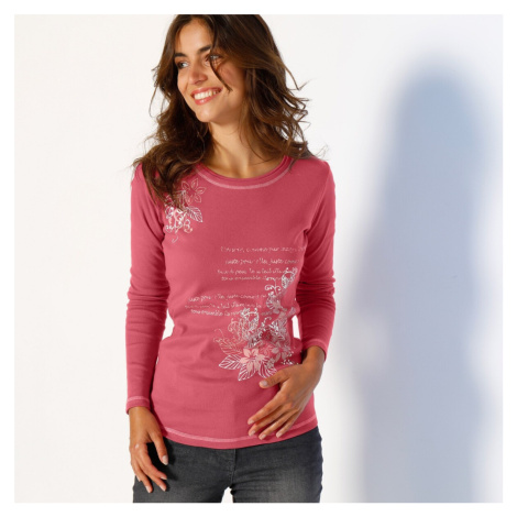 Tričko s dlhými rukávmi a potlačou Blancheporte