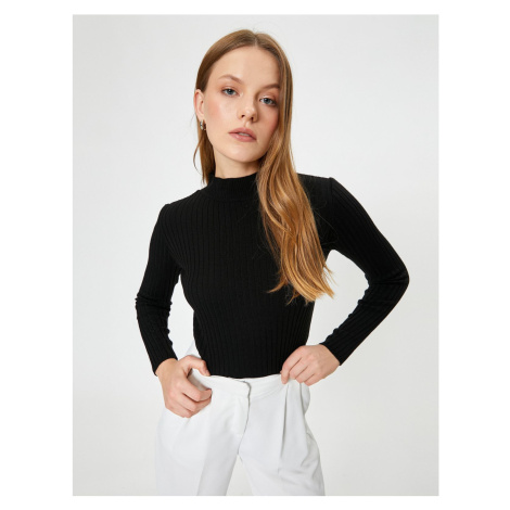 Koton High Collar Sweater Long Sleeve Camisole