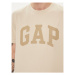 Gap Tričko 856659-08 Béžová Regular Fit