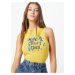 BDG Urban Outfitters Top  béžová / modrá / žltá / čierna