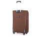 SOLIER LUGGAGE Malý hnedý cestovný kufor veľ. (STL1706 COFFEE S) 41 L