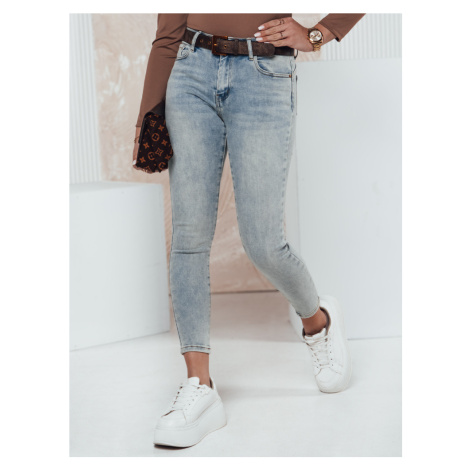 Spodnie damskie CURVEON z push up'em jeansowe Dstreet