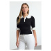 Trendyol Black Polo Neck Knitted Sweater