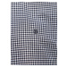 Bielo-modrá kockovaná slim fit košeľa Burton Menswear London Gingham