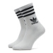 Adidas Súprava 6 párov vysokých ponožiek unisex 3-Stripes JE1828 Biela