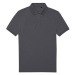 B&amp;C Unisex polo tričko PU428 Dark Grey (Solid)