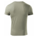 Malfini Slim fit V-NECK Pánske tričko 146 svetlá khaki