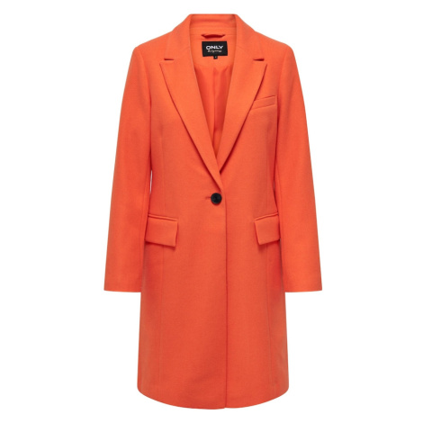 ONLY Prechodný kabát 'NANCY'  oranžovo červená
