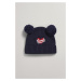 ČAPICA GANT D2. POMPOM HEART BEANIE modrá