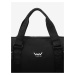 Čierna dámska bodkovaná cestovná taška VUCH Fatima M-Color