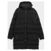 Pánsky prešívaný kabát 4F H4Z21-KUMP008 čierny čierna