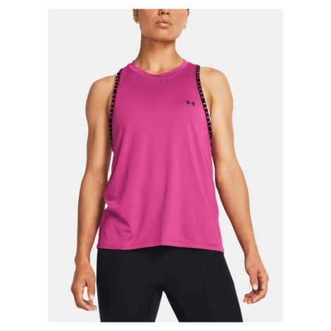 Ružové dámske športové tielko Under Armour Knockout Novelty Tank