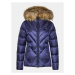 Blauer Vatovaná bunda 23WBLDC03141 Fialová Regular Fit