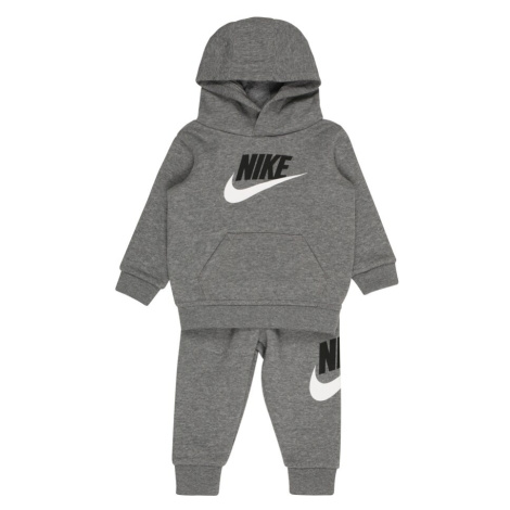 Nike Sportswear Joggingová súprava  sivá melírovaná / čierna / biela