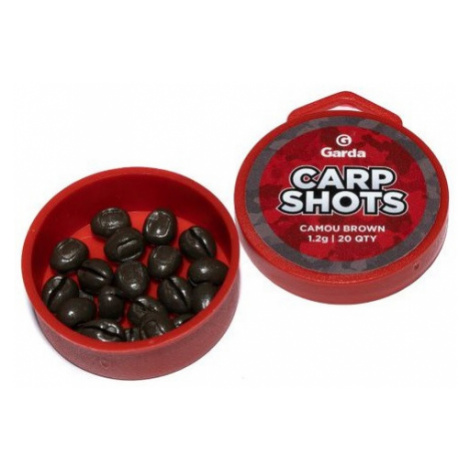Garda bročky carp shots camou brown - 20 ks 1,2 g
