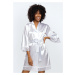 DKaren Housecoat Sauda White