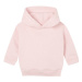 Babybugz Detská mikina cez hlavu s kapucňou BZ63 Soft Pink