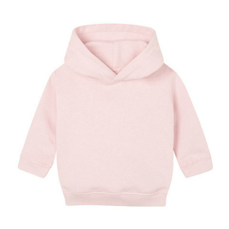 Babybugz Detská mikina cez hlavu s kapucňou BZ63 Soft Pink