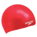 Speedo MOULDED SILC CAP JU Juniorská plavecká čiapka, červená, veľkosť
