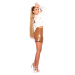 Sexy KouCla Leatherlook Mini Skirt brown